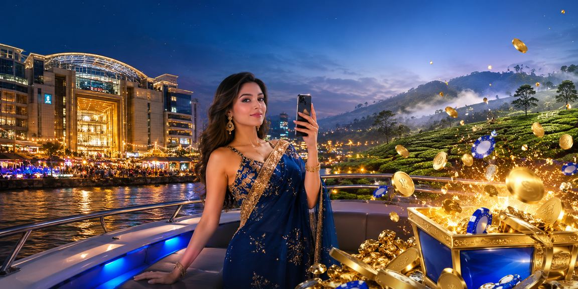 ঢাকার মোবাইল ক্যাসিনো খেলোয়াড় একটি চা বাগানে বাজি ধরছে